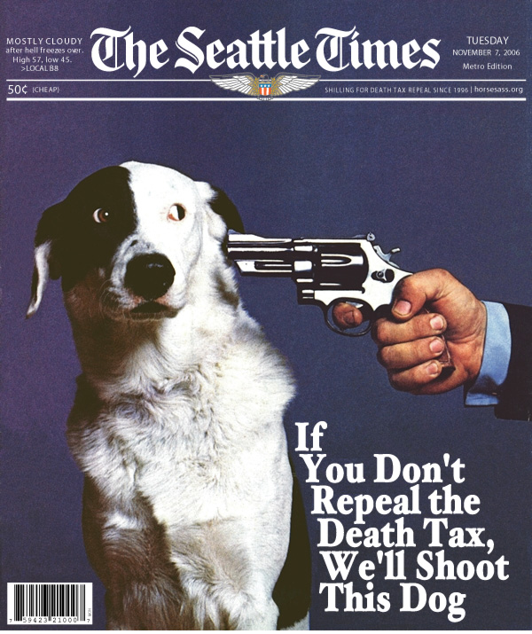 Frank Blethen shoots dogs