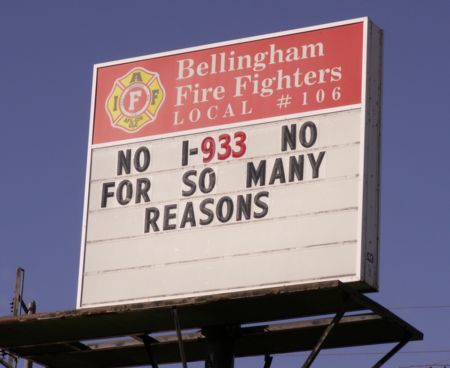 Firefighters oppose I-933