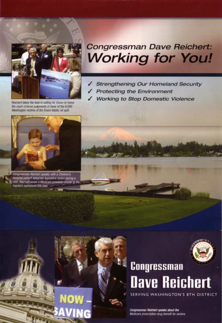 Reichert campaign flyer