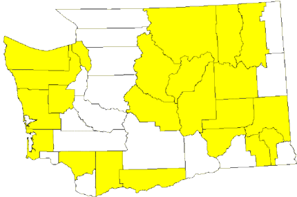 Counties where Rossi concealed illegal votes