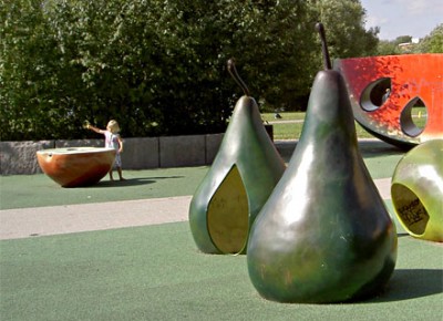 The Fruit and Scent Playground, Liljeholmen, Sweden, proves that innovative playgrounds and public art aren't mutually exclusive.
